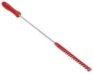 Vikan Rørrenser 50cm, Ø10 mm PP/polyester/rustfrit stål, stive børstehår 5375 - Rød | Børster og koste | Børster-Skrubber-Skraber | Fødevaregodkendt