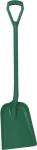 Skovl, Vikan, 104x27,1x32,7cm, flere farver, PP, kort skaft, standard el. dybt blad - Grøn / Standard blad | Skovle, greb og rive | greb og rive | NODISCOUNT