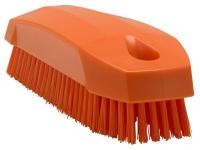 Vikan håndbørste s / neglebørste 130mm stiv orange