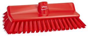 Vikan high-low børste 265mm medium rød