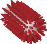 Vikan Rørbørstehoved 14,5cm, Ø6,3cm PP/polyester/rustfrit stål, stive børstehår 53806 - Rød | Børster og koste | Børster-Skrubber-Skraber | NODISCOUNT