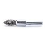 Penselbørste rpm 20000 ø12mm med 6mm skaft spids lang 60mm rf 0,30 mm
