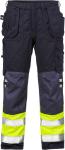 Kansas Flame Hi Vis håndværker bukser kl.1 2074 - HV. gul/mari / C44 | Bukser | 121639-940 | DISCOUNT