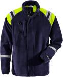 Fristads flamestat fleece jakke 4073 mørk marine str m