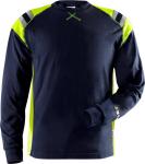Kansas Flamestat langærmet t-shirt 7072 111842 - Mørk marine / S | T-shirts | 125038-540 | Kansas