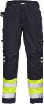 Fristads flamestat hi-vis bukser kl.1 2176 gul/marine str d100