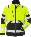 Fristads hi-vis softshell jakke kl.2 4083 gul/sort str xl