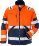 Kansas HI-VIS softshelljakke orange/marineblå klasse 2 4083 - Str. 4XL | Jakker | Jakker | Overdele