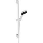 Hansgrohe pulsify select s brusersæt 105 3jet relaxation ecosmart med bruserstang 65 cm mat hvid