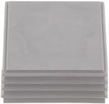 Indsats for cabtite 42.8 x 42.8 x 17.7 mm -40 °c 90 °c tpe light grey