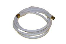 Dkt 3m coax kabel med iec han & hun stik