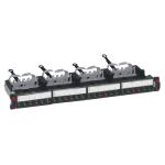 Lcs patchpanel med 24 x legrand cat 6a stp konnekter