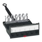 Lcs aftagelig tom kassette 6 hul s til patchpanel