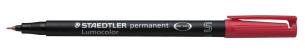 Ohp-pen lumocolor rød s 0,4mm 313-2 permanent