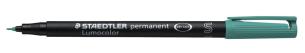 Ohp-pen lumocolor grøn s 0,4mm 313-5 permanent
