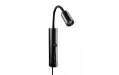 mper lysd integreret 2700k usb sort wall tube