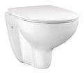 Grohe bau ceramic toilet rimless + sæde sc slim alpehvid