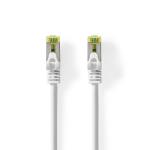 Cat 7 kabel | PiMF | RJ45 Han | RJ45 Han | 0.50 m | Runde | LSZH | Hvid | Box