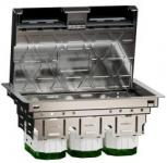 Gulvboks-l 6 modul metal- ip20