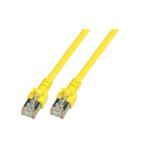 Patchkabel sf/utp c.5e pvc 0,5m gul