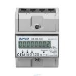 Orno kwh måler lcd blue b/light 3f kl.1 mid