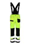Lyngsøe Hi-vis åndbar regnbukser i stræk kvalitet 4ws-5083 - Hi Viz Gul/Sort / XL | Regntøj | Beklædning | EN 343 4-4-X