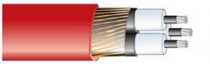 Mellemspændingskabel pex-al-ct rm 3x150/25 rød 12kv