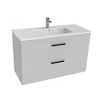 semiglans hvid greb sorte skuffer 2 1000x430mm belpakke m cube jika