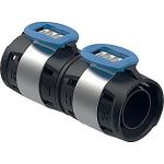 Geberit FlowFit kobling 16 mm, sort PPSU