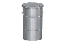 Affaldsbeholder 115 l galvaniseret