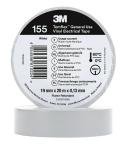 3M isoleringstape PVC Temflex 1300 DE272962825 19mm x 20m hvid