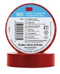 3mTM temflexTM el vinyltape 165 rød 15 mm x 10 m 100 rl/pk