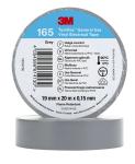 3mTM temflexTM el vinyltape 165 grå 19 mm x 20 m 100 rl/pk