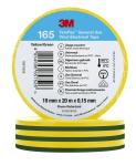 3mTM temflexTM el vinyltape 165 grøn/gul 19 mm x 20 100 rl/pk