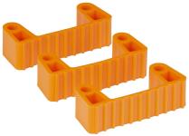 Vikan 3 reserve gummibånd til 1011x & 1013x orange