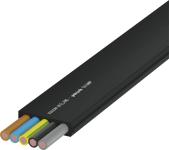 Podis 5g16 fladkabel hf cpr-klasse: b2ca s1 d1 a1. spænding/strøm: 0,6/1kv/63a. farve: sort
