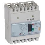 Dpx3 160 maksimalafbryder termo 4pol 100a 25ka