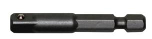 Tecos topholder 1/4" x 50 mm, 1/4" maskinfæste