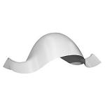 Bøjning 90 °, grå PVC-isoleringsfolie, Ømax=74mm