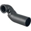 Geberit pe afløbsbøjning 90° 90mm sort
