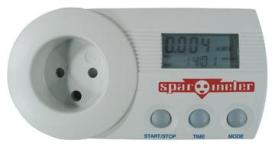 jord u 2300w 10a 230v hvid energim�ler sparometer