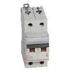 Dx3 mcb automatsikring c10 2pol 2m 6000/10ka