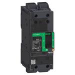 Maksimalafbryder powerpact b 80a 2 polet 600y/347vac 14ka kabelsko termisk magnetisk 80% tilslutning for styreledning i top