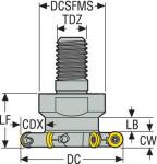Fræsehoved r335.29-1240.re-06.6n-r3a