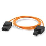 Gennemgående kabel fro cel skabsbelysming 1 m orange