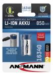 16340 (cr123a) genopladelig usb