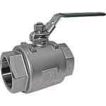 EGO 3 kuglevent. 2006 AISI 316, (låsbart greb t. hængelås)