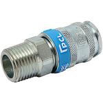 PCL Lynkobling 1/2´´ hærdet stål med 1/2´´ udvendig gevind max 35 bar billede