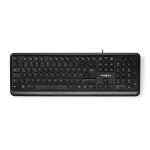 ja layout de qwertz multimedia drevet usb usb keyboard wired nedis