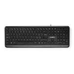 ja layout it qwerty multimedia drevet usb usb keyboard wired nedis